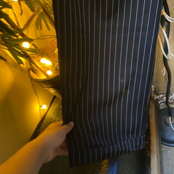6️⃣5️⃣0️⃣ Strip Wide Leg Trousers. Size - M - Picture 8 of 17